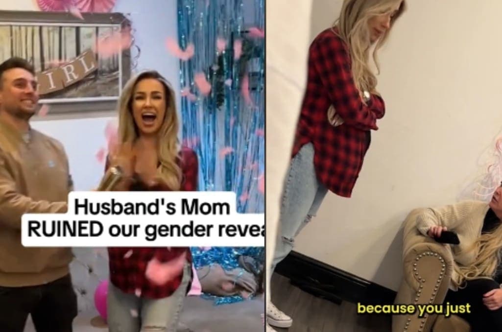 VIDEO: Suegra arruina la fiesta de revelación de género de su nieto confrontando a su nuera