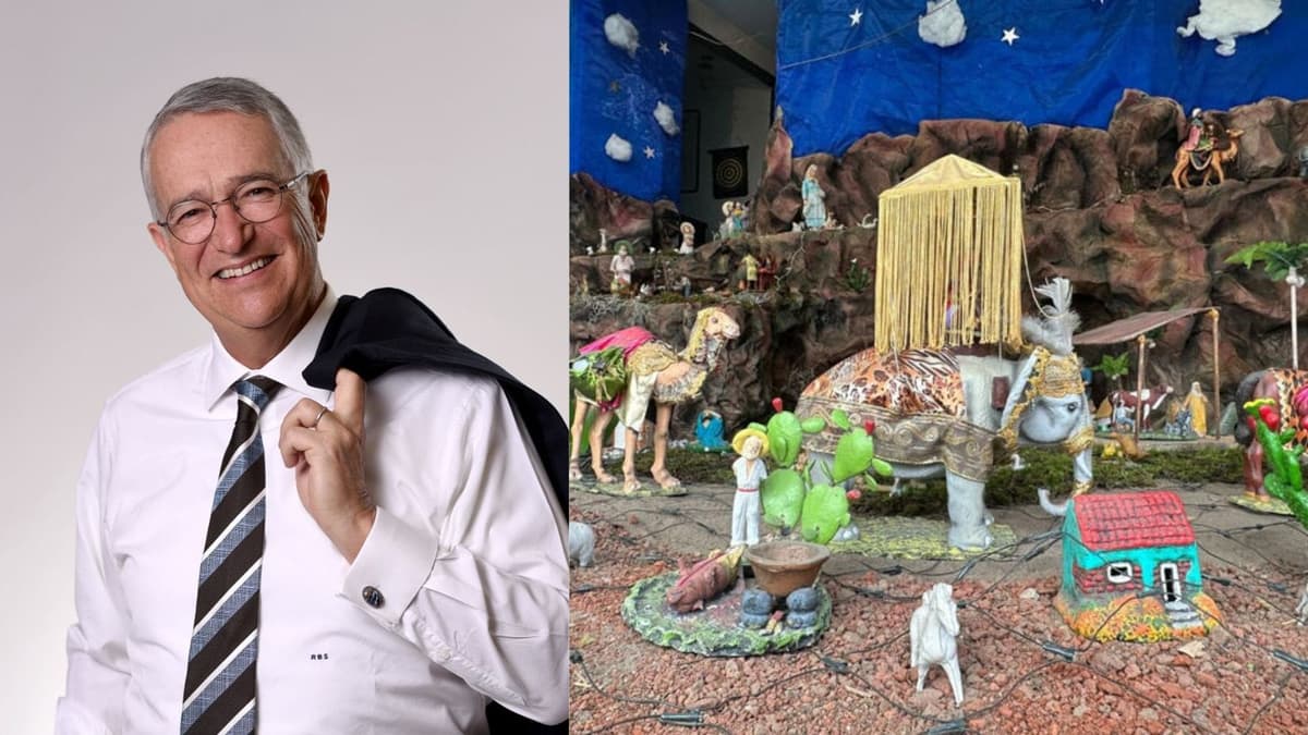 Ricardo Salinas Pliego desata la polémica al mostrar su nacimiento de Navidad "inclusivo"