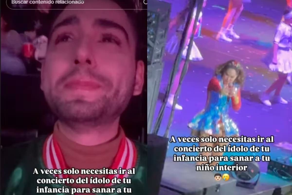 VIDEO: Hombre rompe en llanto tras asistir al concierto de Tatiana para “sanar a su niño interior”