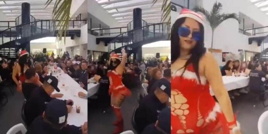 Video: Llevan bailarina exótica a posada de policías en Córdoba, Veracruz; corren a delegado