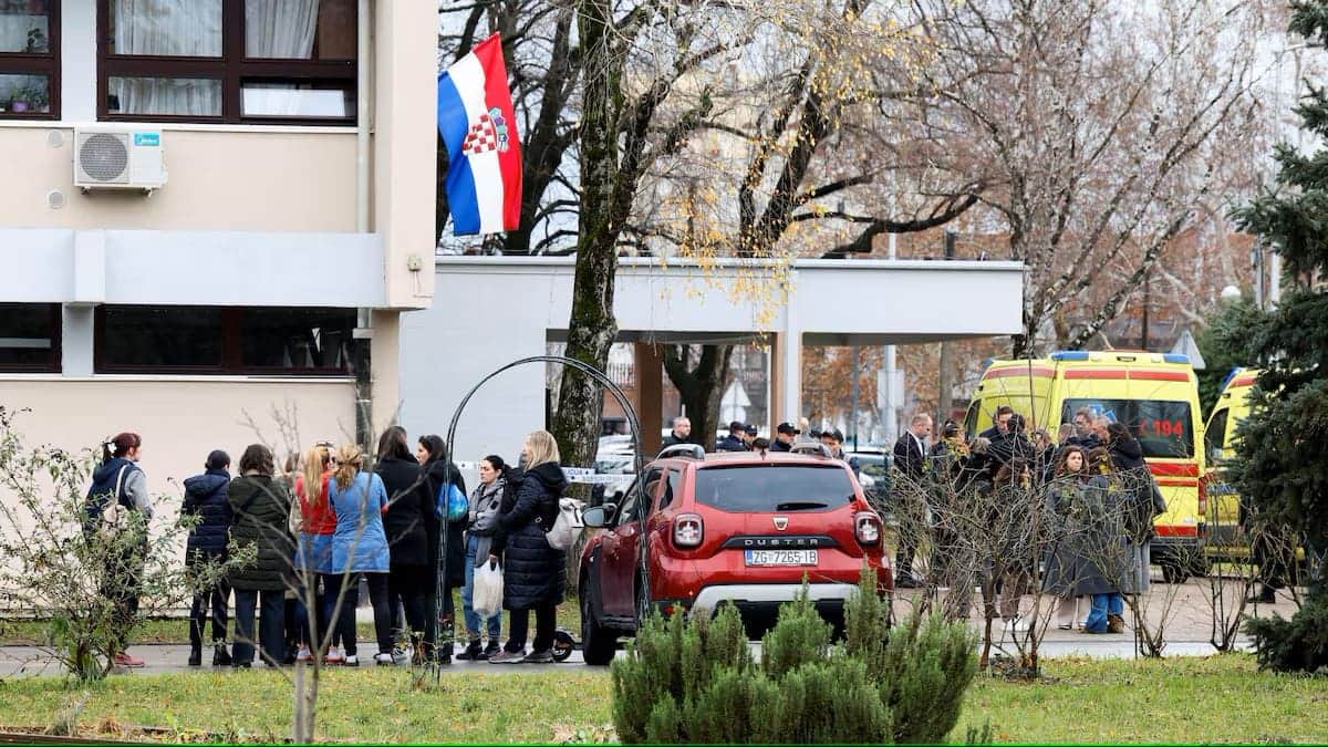 Muere una niña y varios alumnos resultan heridos en un ataque con cuchillo en un colegio de Croacia