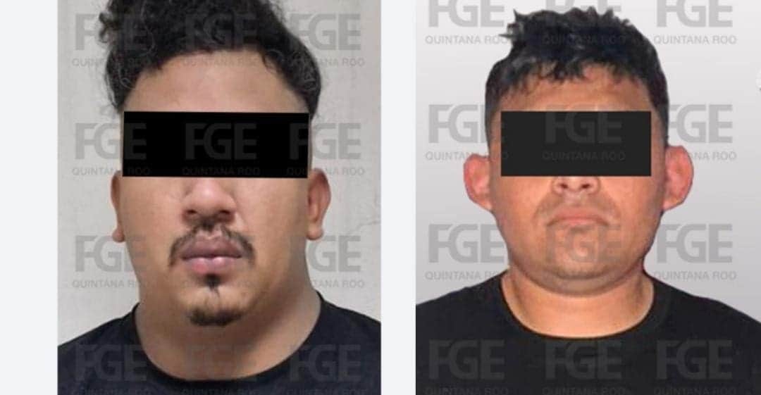 Detienen a presuntos responsables de asesinar a madre e hijo en Cancún