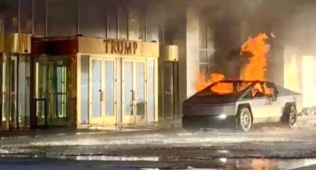 Video: Tesla explota frente a hotel de Trump en Las Vegas; Elon Musk afirma que fue ataque terrorista