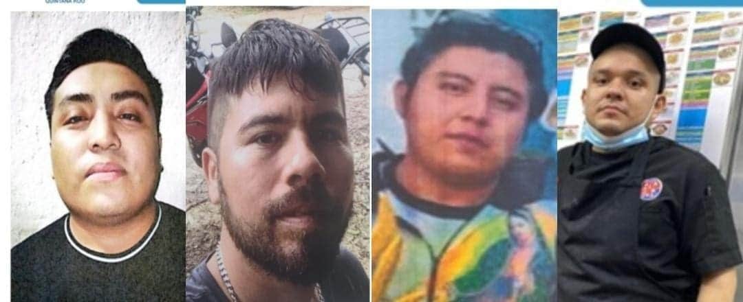 Se busca a cuatro hombres reportados como desaparecidos en Quintana Roo