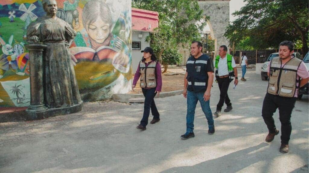 Supervisa Estefanía Mercado obras de infraestructura en Playa del Carmen