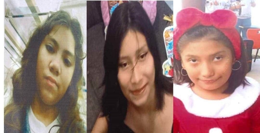 Activan fichas de búsqueda de tres menores desaparecidas en Cancún
