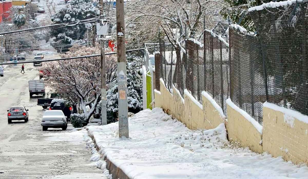 Suspenden clases en seis estados del norte de México por clima gélido