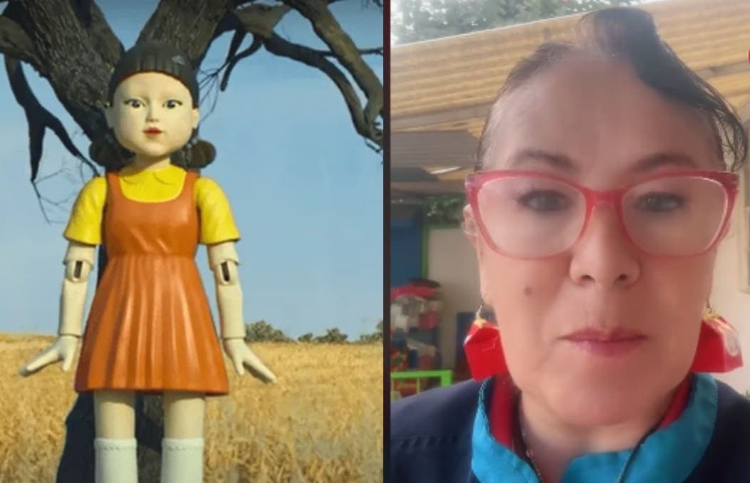 VIDEO: Maestra explota contra papás porque los niños juegan famoso reto de 'El Juego del Calamar'