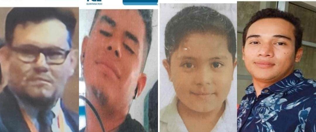 Buscan a tres hombres y un menor de edad en Cancún