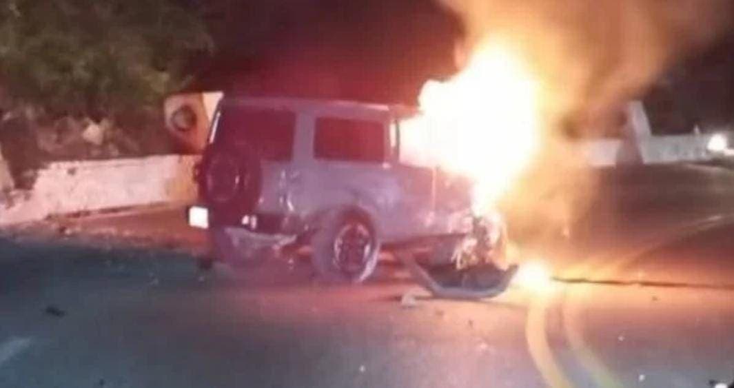 Fallece mujer calcinada durante accidente en Acapulco, Guerrero; hay dos personas lesionadas