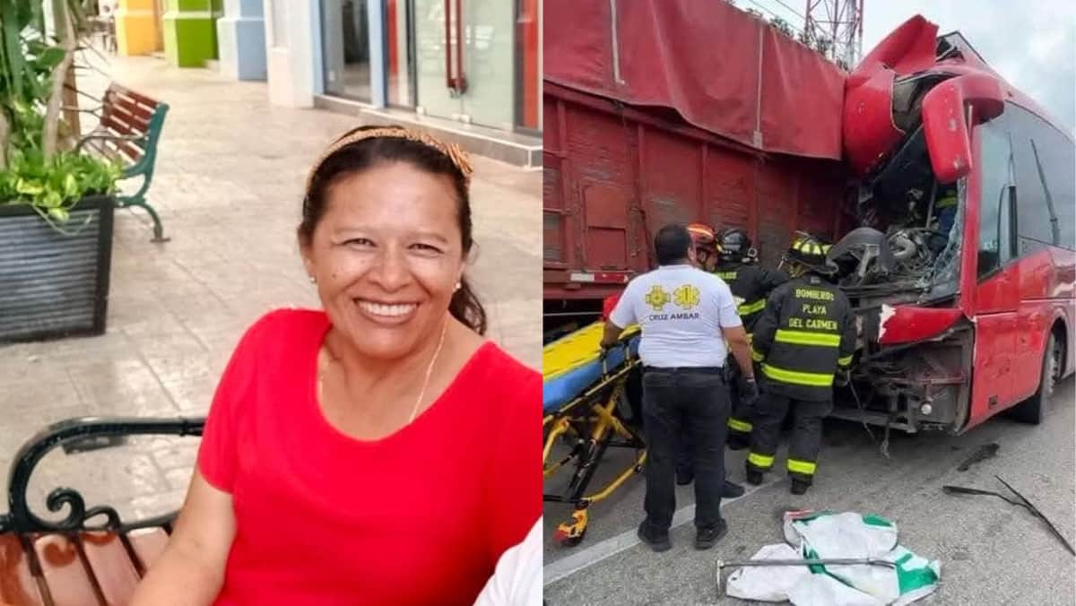¿La conoces? Buscan a familiares de María del Carmen Sánchez Vega, mujer fallecida en accidente en Playa del Carmen