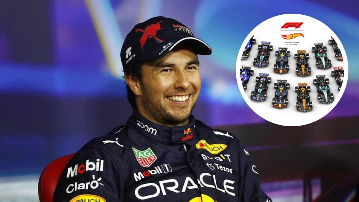Mattel lanza colección de Hot Wheels de F1; incluye el auto de "Checo" Pérez