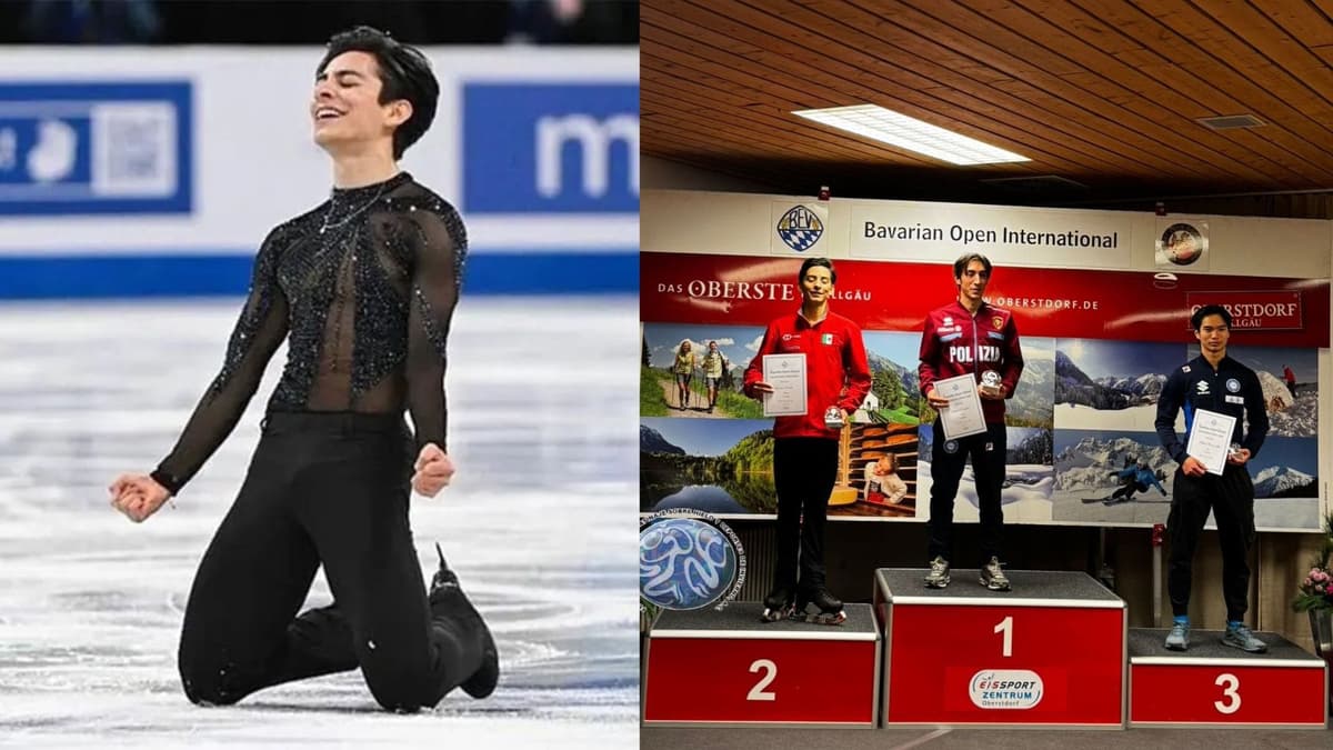 Patinador mexicano Donovan Carrillo obtiene medalla de plata en el Bavarian Open 2025