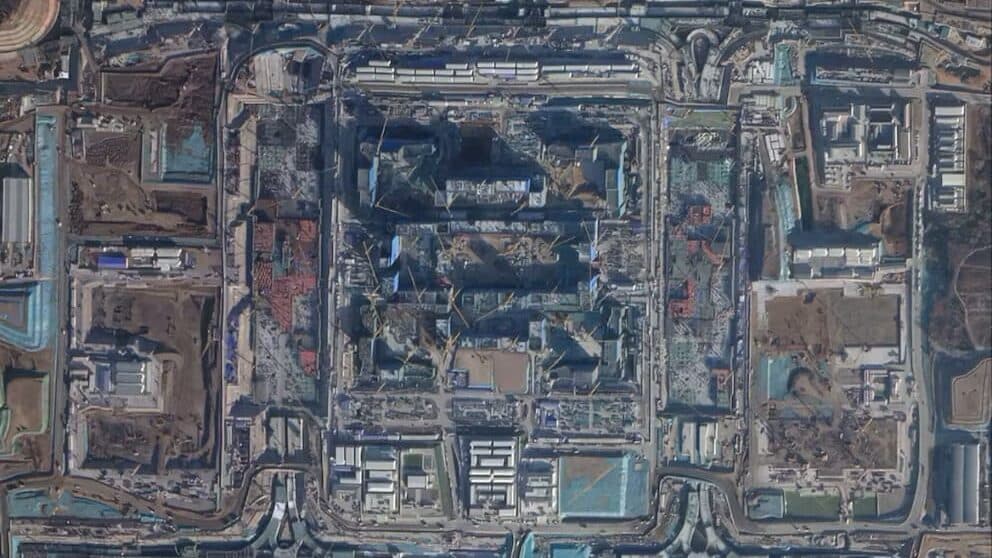 China construye un centro de comando militar 10 veces más grande que el Pentágono