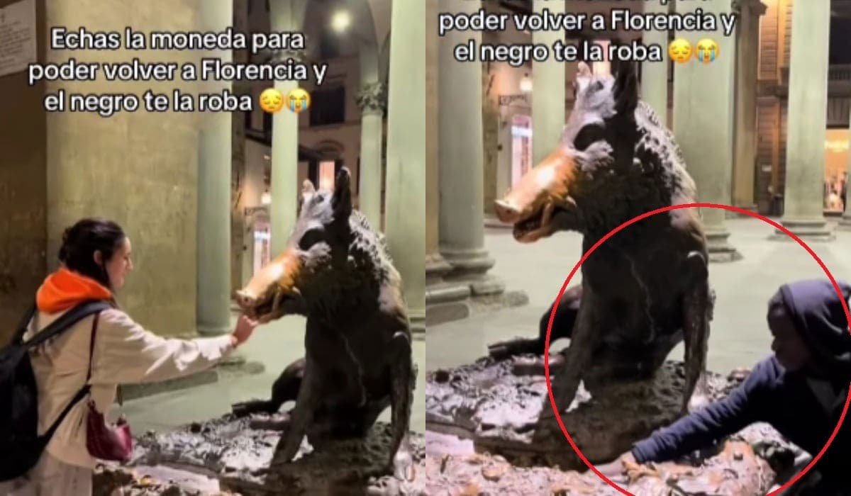 VIDEO: Turista lanza una moneda a una fuente en Italia y un hombre se la roba frente a sus ojos
