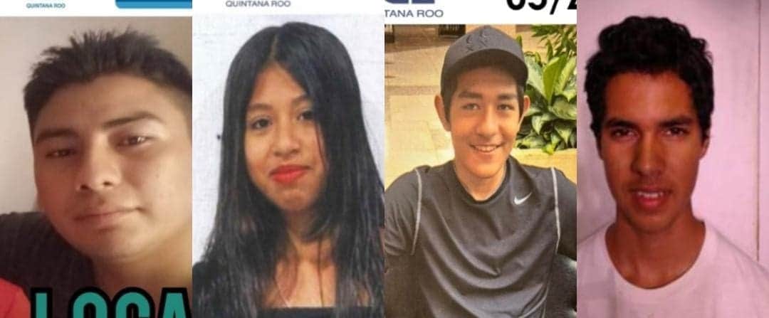 Hallan con vida a cuatro desaparecidos en Quintana Roo, dos son menores de edad