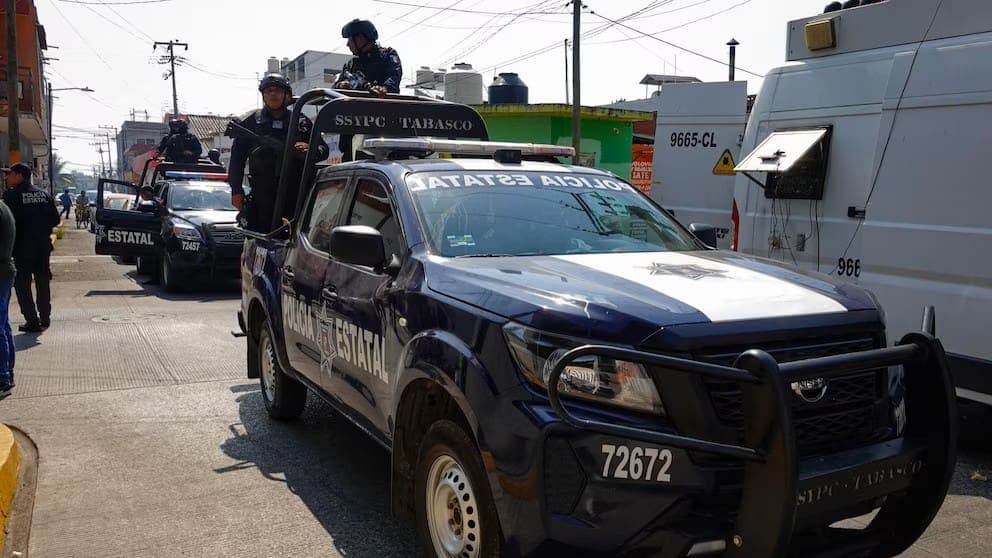 Suman ocho asesinatos en Tabasco, incluidos dos policías estatales