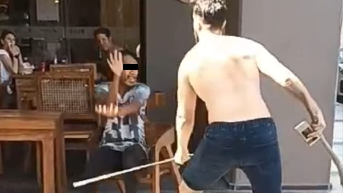 Persiguen a indigente que golpeó a mujer en Playa del Carmen