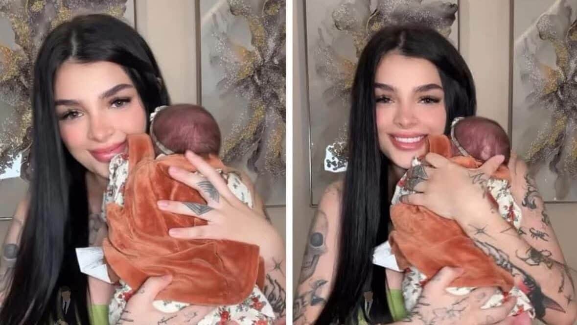 Video: Karely Ruiz presenta a su bebé Madisson y presume su figura a una semana de ser madre