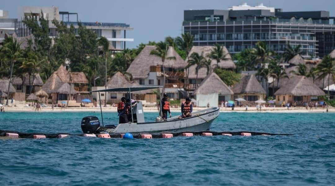 Quintana Roo y la Marina están listos para la temporada de arribo de sargazo 2025: Mara Lezama