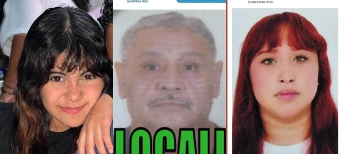 Ubican con vida a tres menores y dos hombres desaparecidos en Quintana Roo