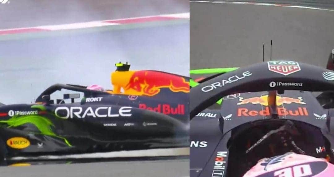 Video: Fans de "Checo" Pérez se burlan de Red Bull y Liam Lawson tras despiste del piloto