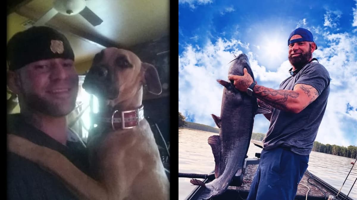 Lomito espera a su dueño a la orilla de un canal tras su desaparición; su cuerpo fue encontrado días después