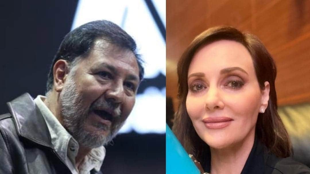 Internautas descubren que Fernández Noroña guardó una foto de Lilly Téllez en su celular