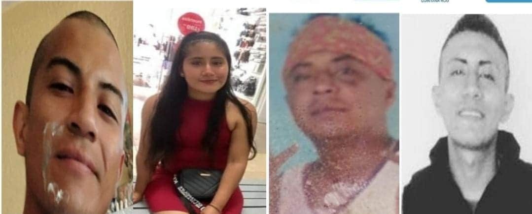 Reportan como desaparecidos a tres hombres y una mujer embarazada en Quintana Roo