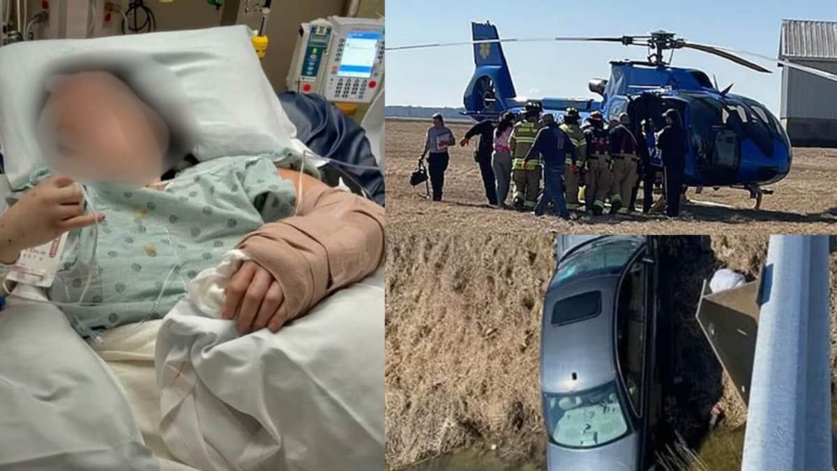 Mujer sobrevive seis días atrapada en su auto bebiendo agua de un arroyo