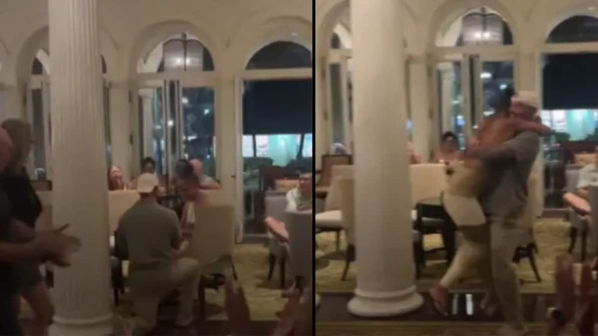 VIDEO: Pareja finge pedida de mano para no pagar la cuenta en un restaurante
