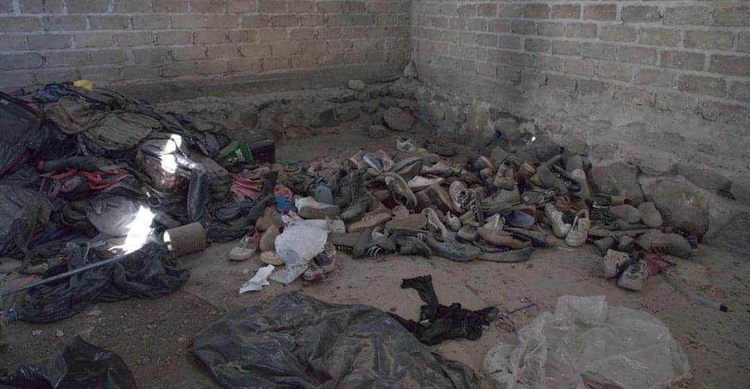 Crematorio clandestino de Teuchitlán, Jalisco; van más de 500 prendas catalogadas de víctimas