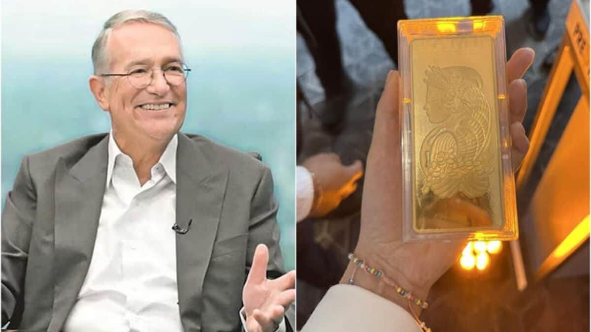 Ricardo Salinas Pliego regalará a sus seguidores lingote de oro valuado en más de 2mdp