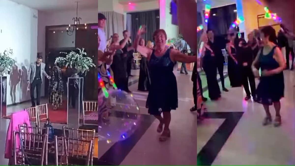 Video: Abuela sorprende con espectacular entrada a su fiesta de 80 años con música de Gloria Trevi