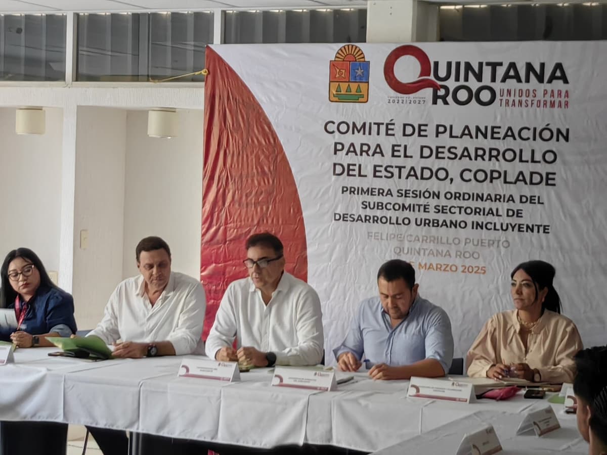 Coordina la SEDETUS la Primera Sesión Ordinaria del Subcomité Sectorial de Desarrollo Urbano Incluyente 2025