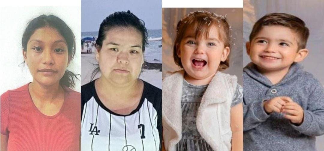 Buscan a una mujer y tres menores en Quintana Roo, incluidos dos hermanos de Playa del Carmen