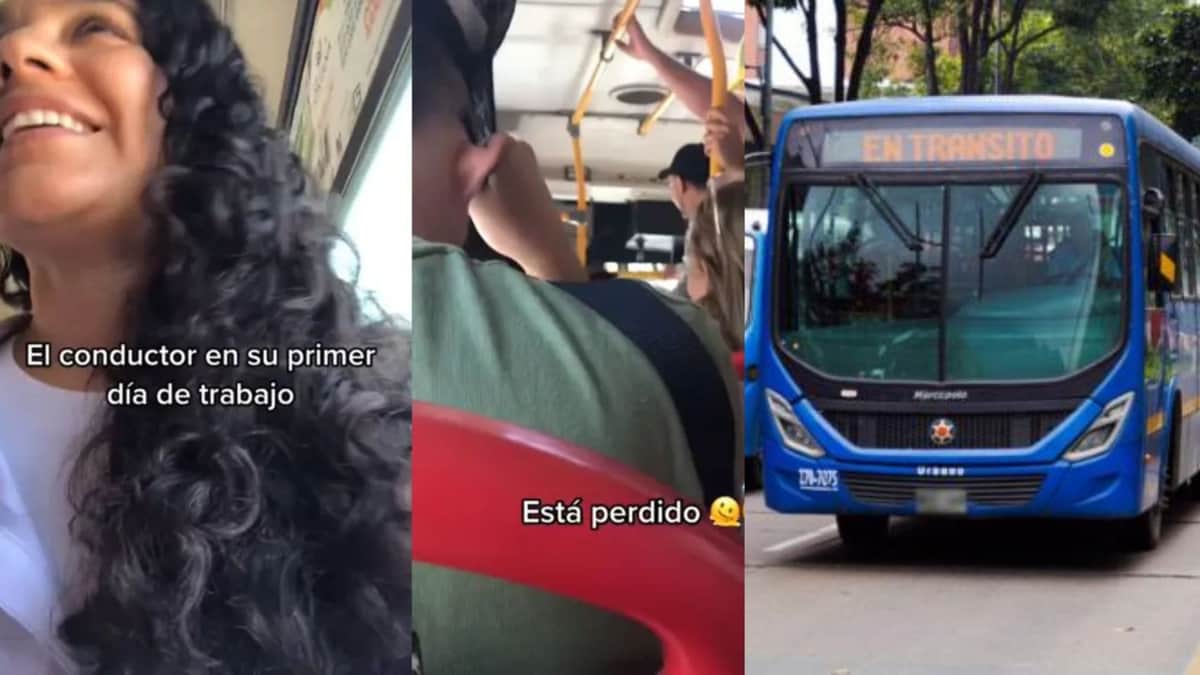 Video: Chofer del transporte público se equivoca de ruta en Colombia; era su primer día de trabajo