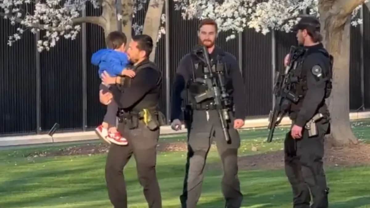 Video: Niño ingresa al jardín de la Casa Blanca pero es interceptado por el Servicio Secreto