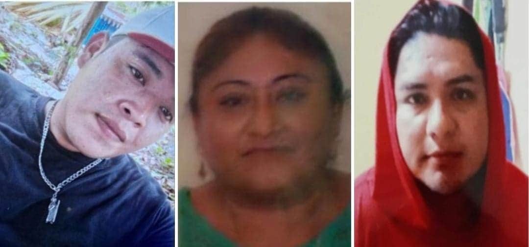Buscan a una mujer y dos hombres desaparecidos en Quintana Roo
