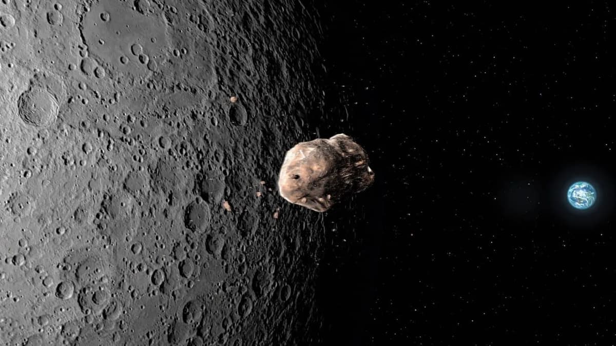 Asteroide que impactaría con la tierra en el 2032 puede chocar ahora con la luna
