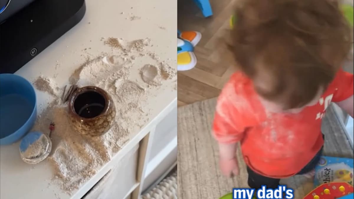 Video: Bebé se comió las cenizas de su abuelito