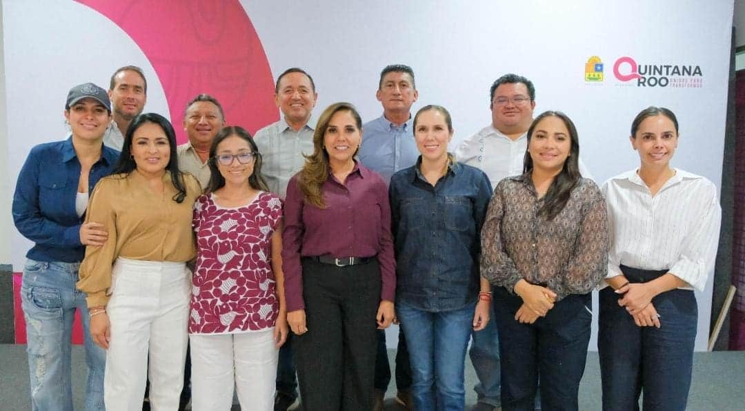 Se reúne Mara Lezama con ediles para revisar programas de bienestar y justicia social en Quintana Roo