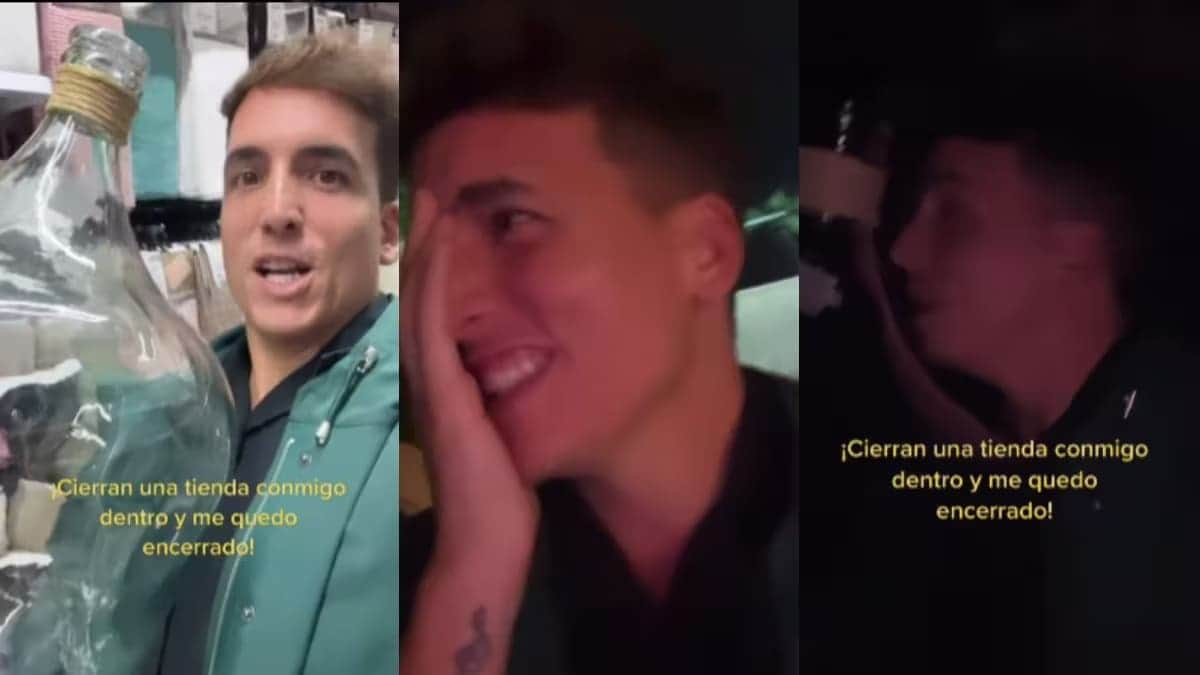 VIDEO: Hombre graba el momento en que lo encierran por error dentro de una tienda