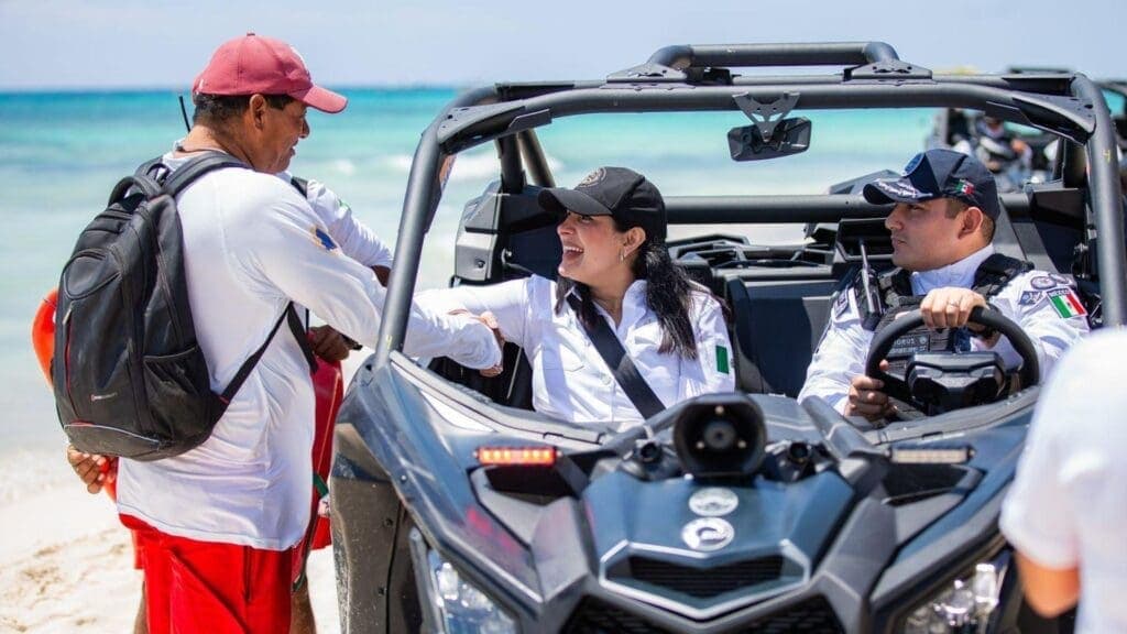 Estefanía Mercado, con despliegue histórico, refuerza la seguridad en Playa del Carmen para una Semana Santa segura y tranquila
