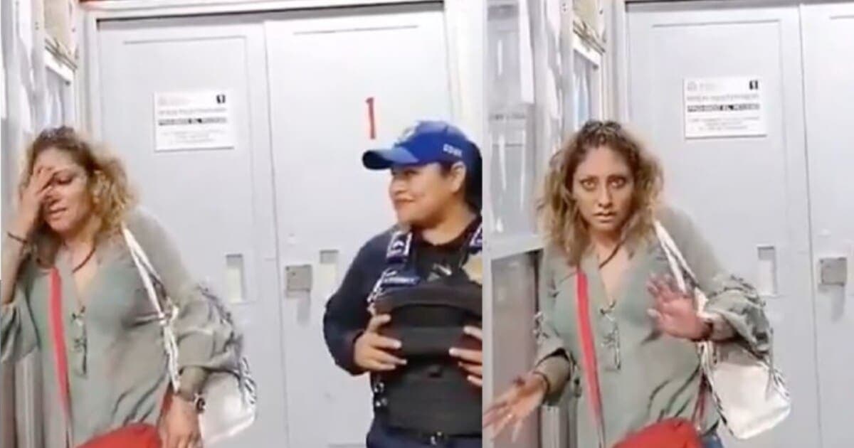 VIDEO: Sorprenden a trabajadora del Metro CDMX en estado de ebriedad