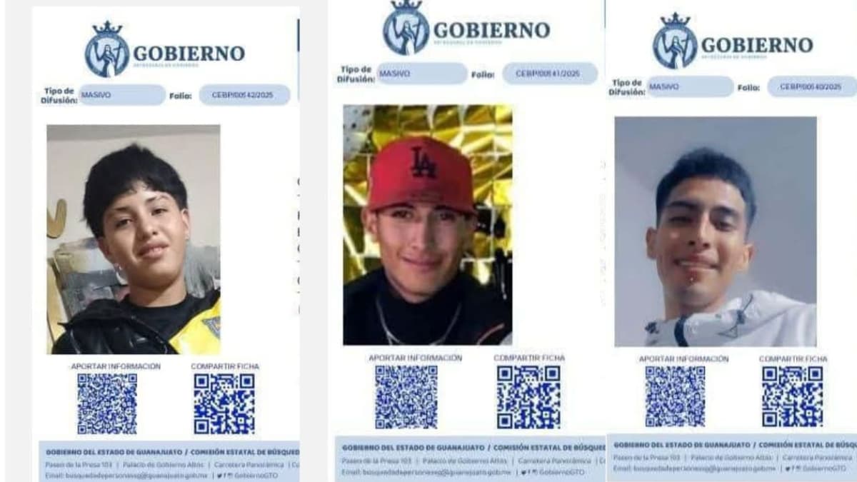 Desaparecen tres jóvenes tras acudir a oferta de empleo en Salamanca, Guanajuato