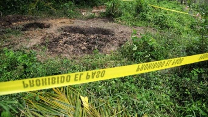 Encuentran seis fosas clandestinas con restos humanos en Colima