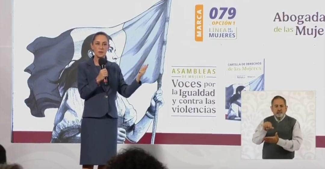 Presenta Claudia Sheinbaum las Tejedoras de la Patria y otros programas de apoyo a las mujeres