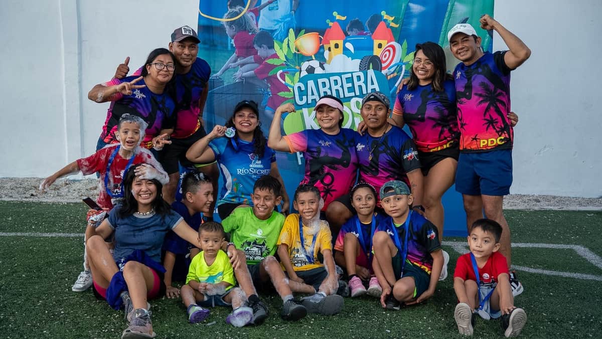 Éxito en la tercera edición de la "Carrera Kids por el Agua" de Aguakan en Playa del Carmen