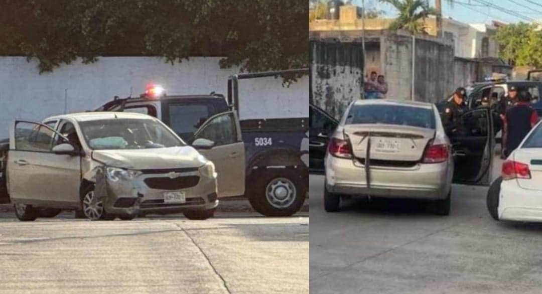 Detienen a tres presuntos asaltantes tras una persecución en Cancún